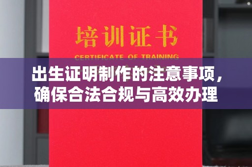 郑州出生证明制作的注意事项，确保合法合规与高效办理